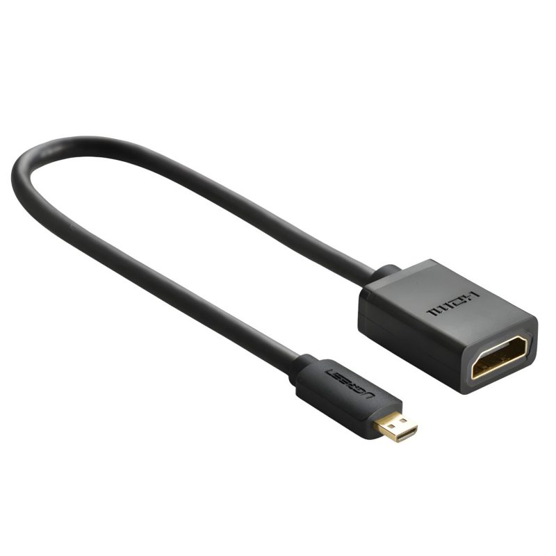 UGREEN 20134-20134 Micro HDMI Male to HDMI Female Adapter - Black - Image 3