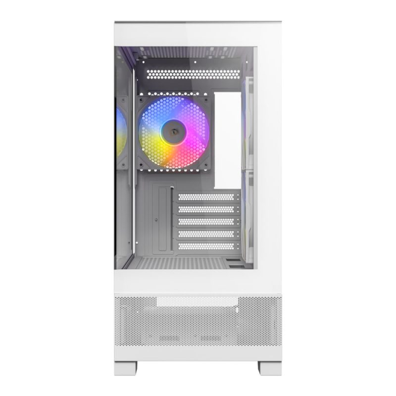 Antec CX500M Micro-ATX | ITX RGB Mini-Tower Gaming Chassis Type-C - White - Image 2