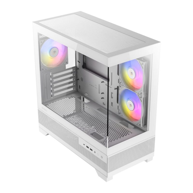 Antec CX500M Micro-ATX | ITX RGB Mini-Tower Gaming Chassis Type-C - White - Image 5