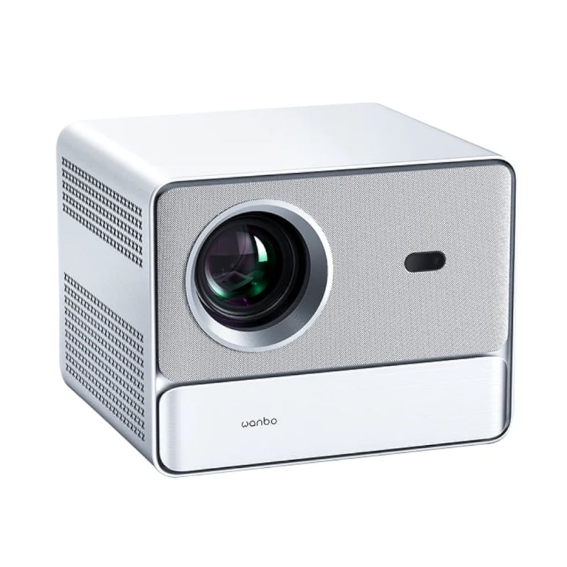 WANBO DAVINCI 1 PRO 1080P 650ANSI Android 11 Smart Home Theatre Projector - Silver - Image 2