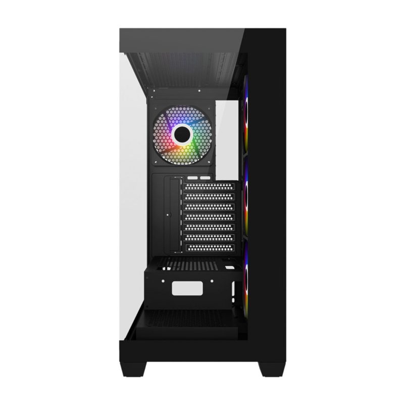 FSP M340 ARGB ATX Gaming Chassis - Black - Image 2