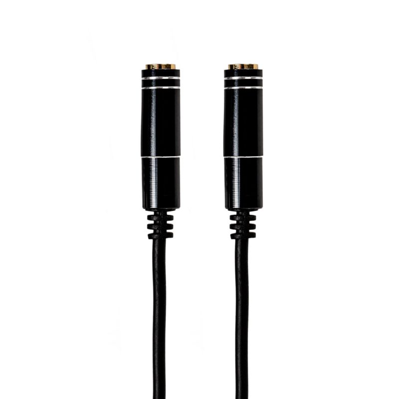 Gizzu 3-Pole Audio Splitter Cable - Black - Image 2