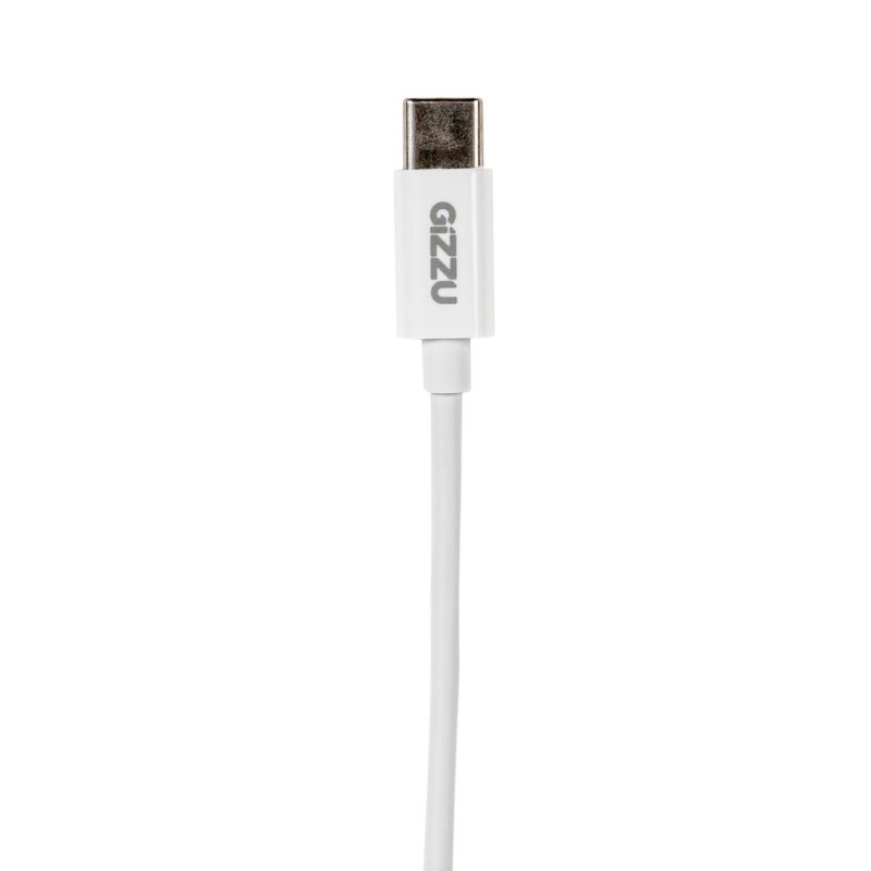 Gizzu USB Type-C to 3.5mm AUX Audio Adapter - White - Image 3