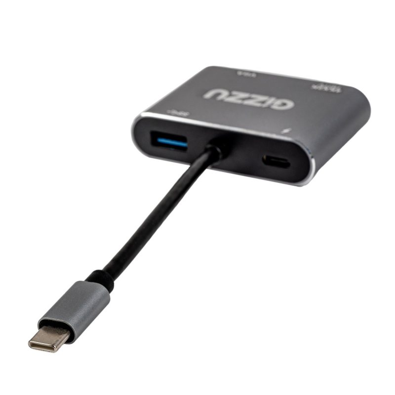 Gizzu 4-in-1 Type-C to HDMI/VGA/USB3.0 Hub - Image 2