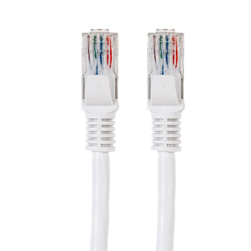 Gizzu Cat6 UTP Fly Lead Ethernet Network Cable 20cm - White - Image 2