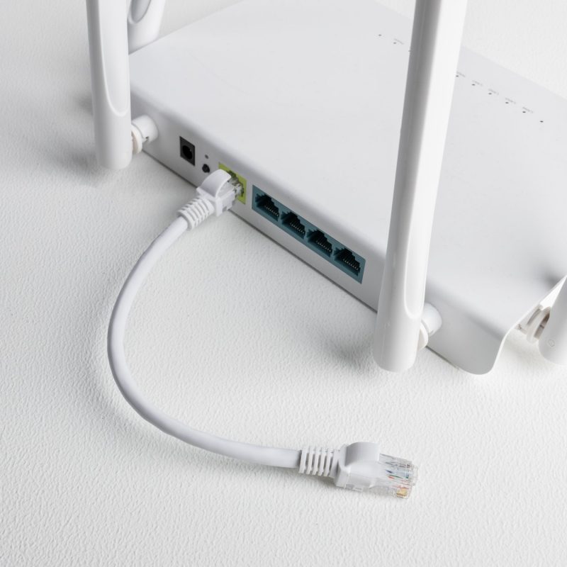 Gizzu Cat6 UTP Fly Lead Ethernet Network Cable 50cm – White - Image 3