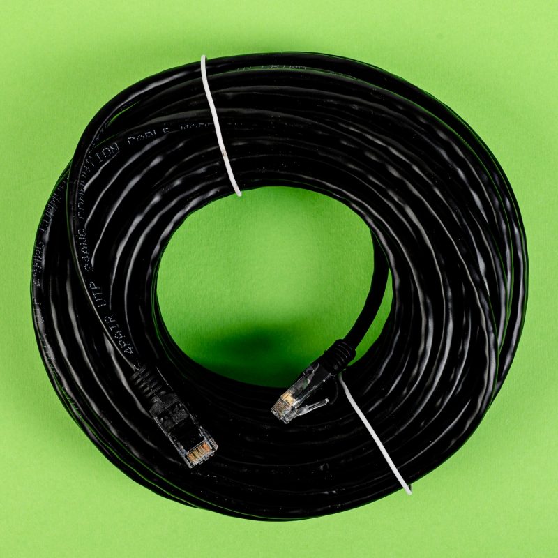 Gizzu Cat6 UTP Fly Lead Ethernet Network Cable 20m – Black - Image 5