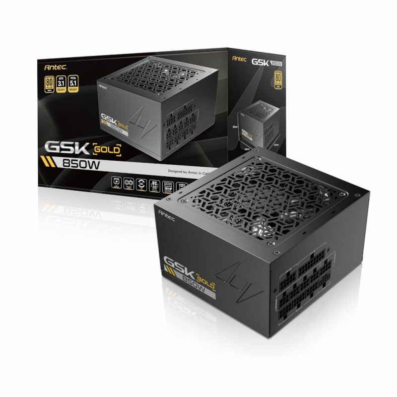 Antec GSK 850W PCIe 5.1 Gen5 80 PLUS Gold Fully Modular Power Supply - Image 7