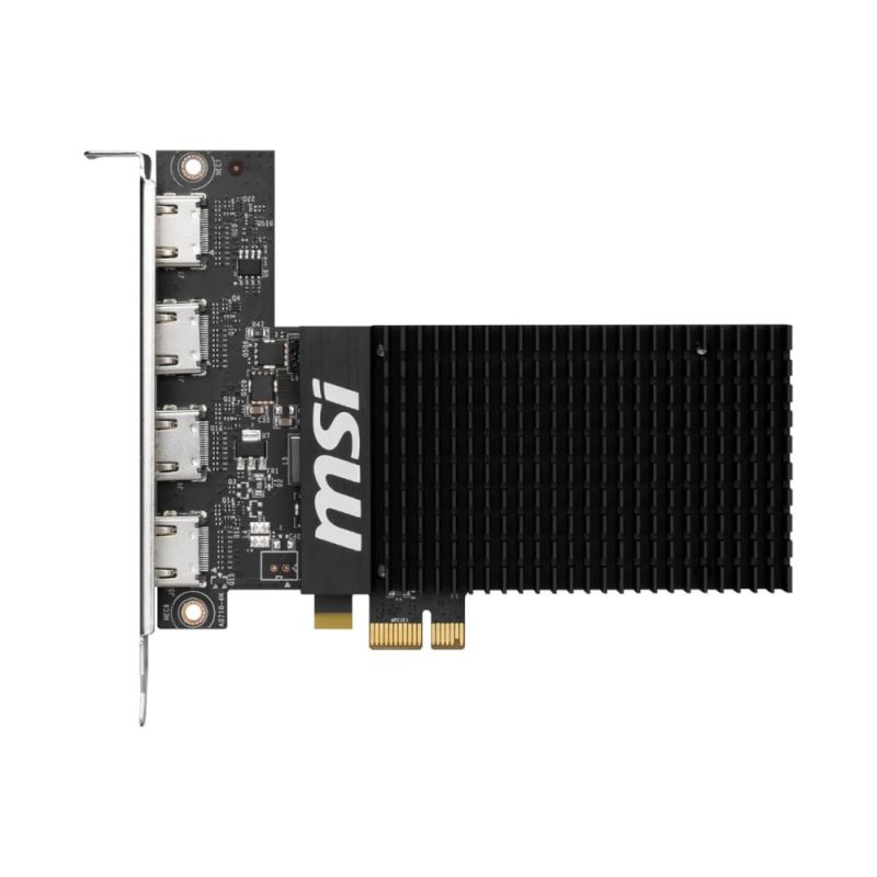 MSI Nvidia GeForce GT 710 2GD3H 2GB 64-BIT 4x HDMI Graphics Card - Image 2