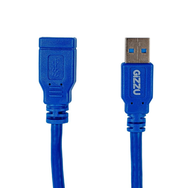 Gizzu USB 3.0 Extension Cable 5m - Blue - Image 2