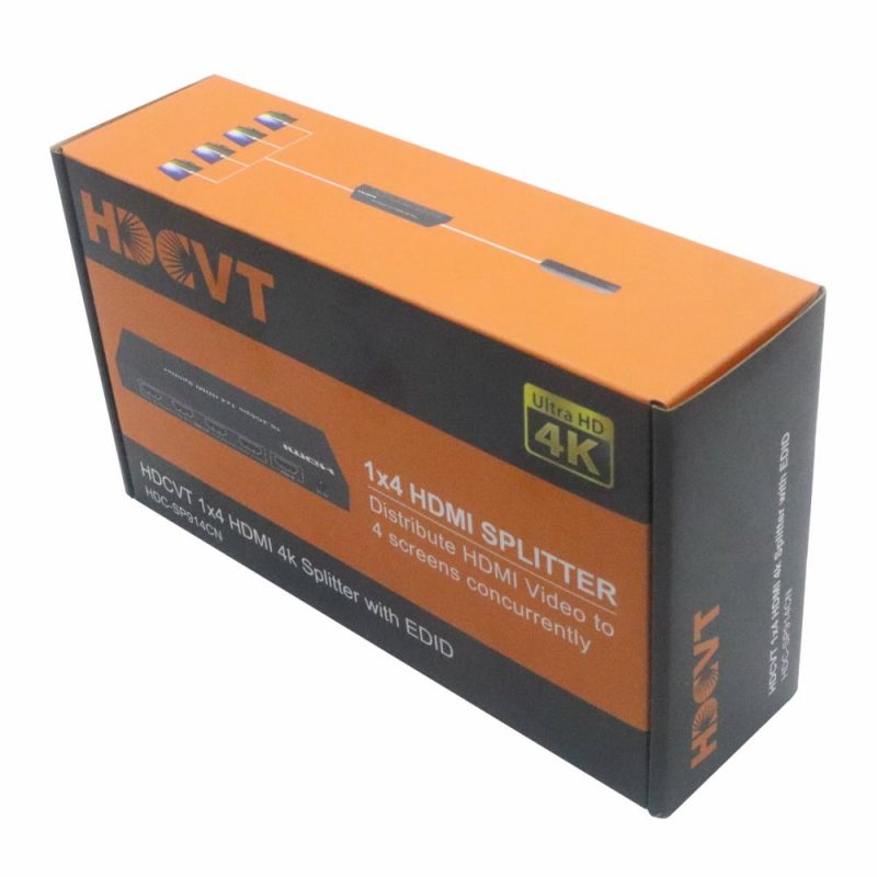 HDCVT 1x4 HDMI 1.4 Splitter 4K with EDID Management - Image 7