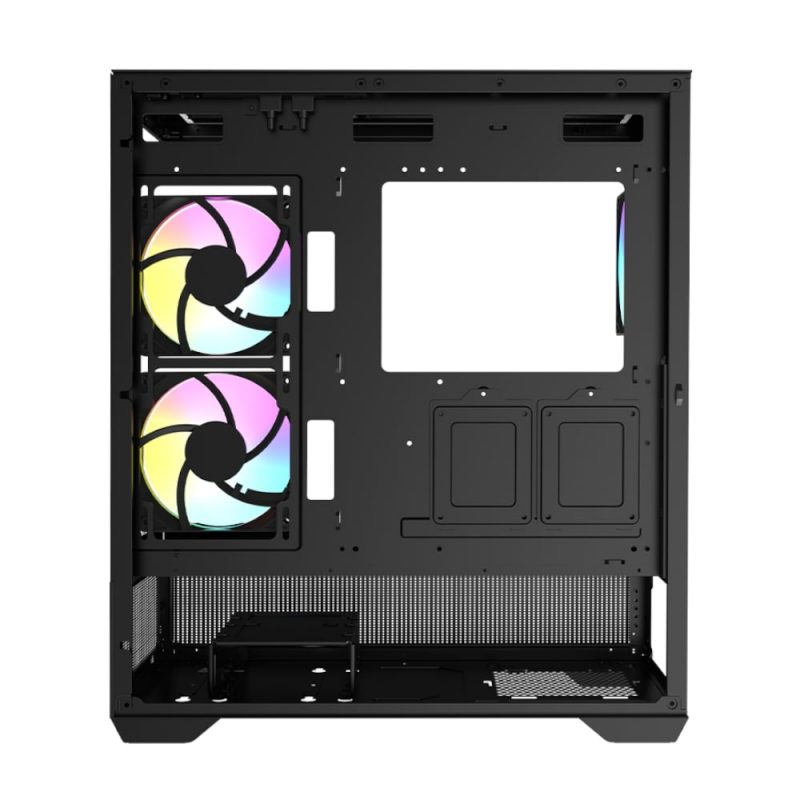 Raidmax I801 AIR CHROME E-ATX |ATX | Micro-ATX | Mini-ITX ARGB Mid-Tower Gaming Chassis - Black - Image 5