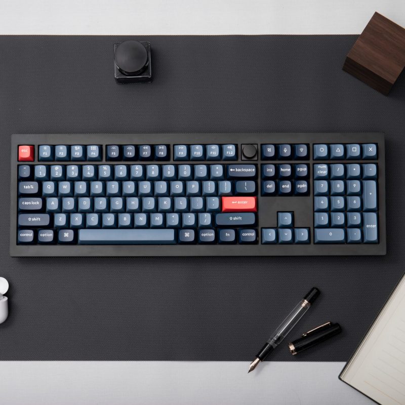 Keychron V6 Max QMK/VIA RED Wireless Custom Mechanical Keyboard | RED Switch - Black - Image 5