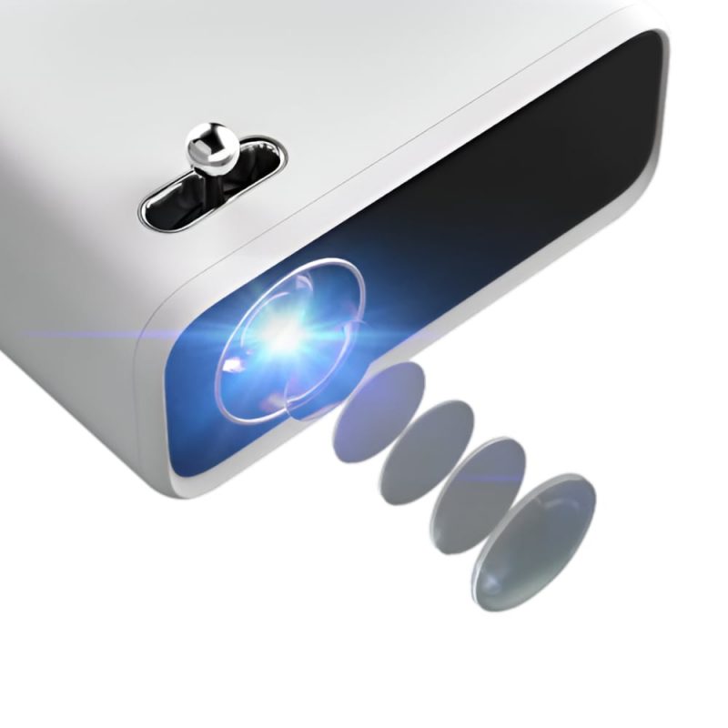 WANBO MINI PRO 720p 250ANSI Android 9.0 Smart Projector - White - Image 3