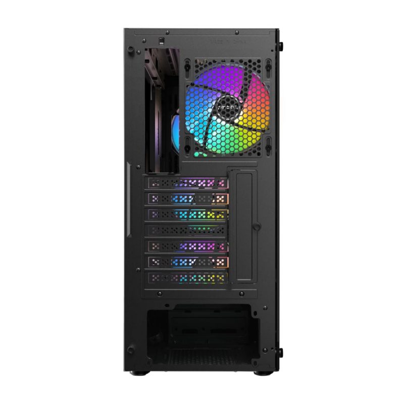 Antec NX292 ATX | Micro-ATX | ITX ARGB Mid-Tower Gaming Chassis - Black - Image 6