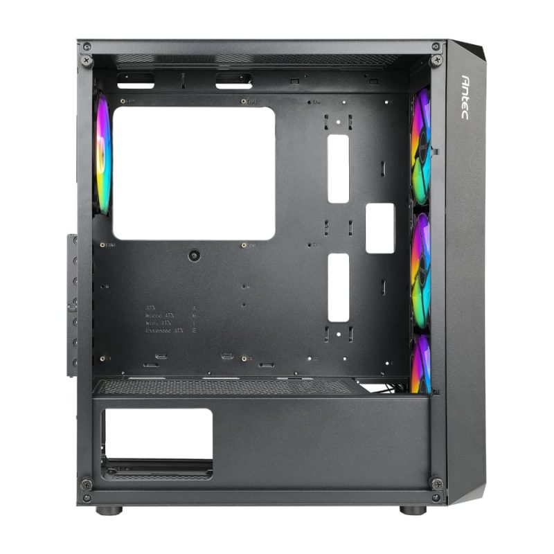 Antec NX292 ATX | Micro-ATX | ITX ARGB Mid-Tower Gaming Chassis - Black - Image 3