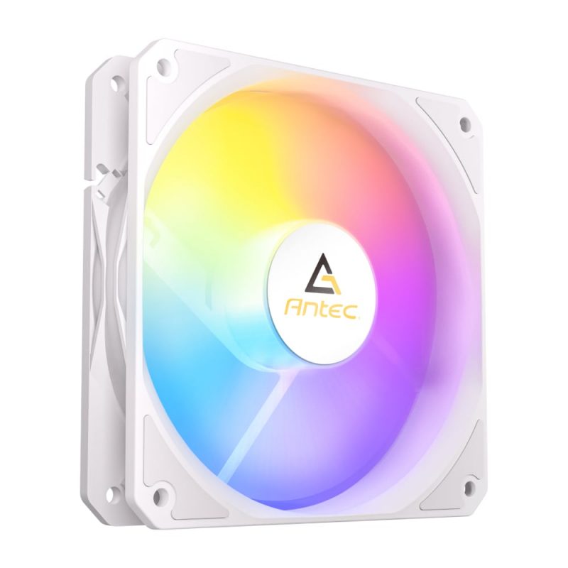 Antec P12 PWM 120mm ARGB Reverse Case Fan - White - Image 3