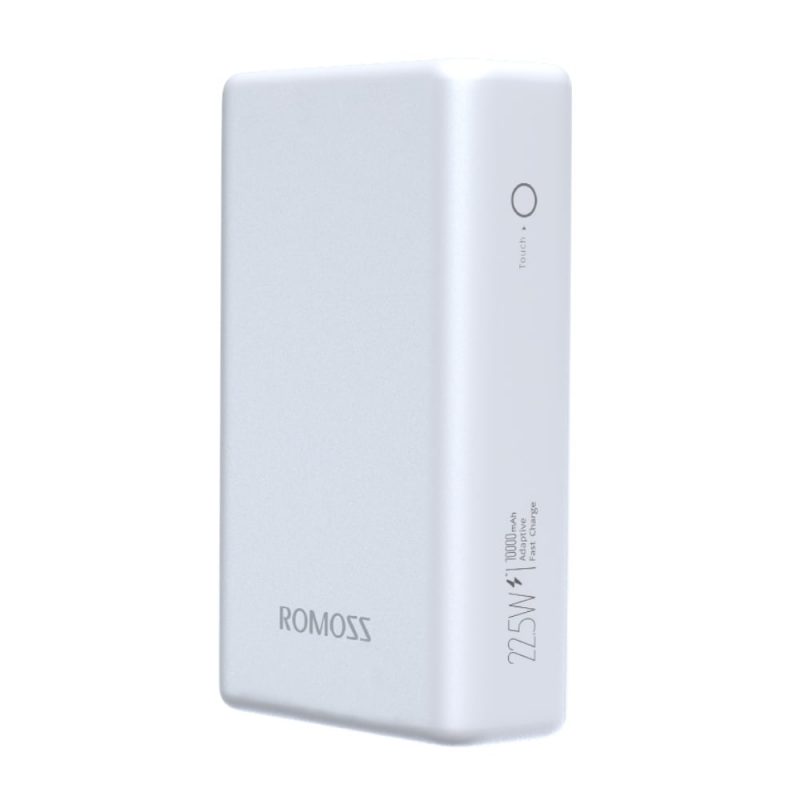 Romoss PAC10 10000mAh 20W Fast Charge Power Bank – White - Image 2