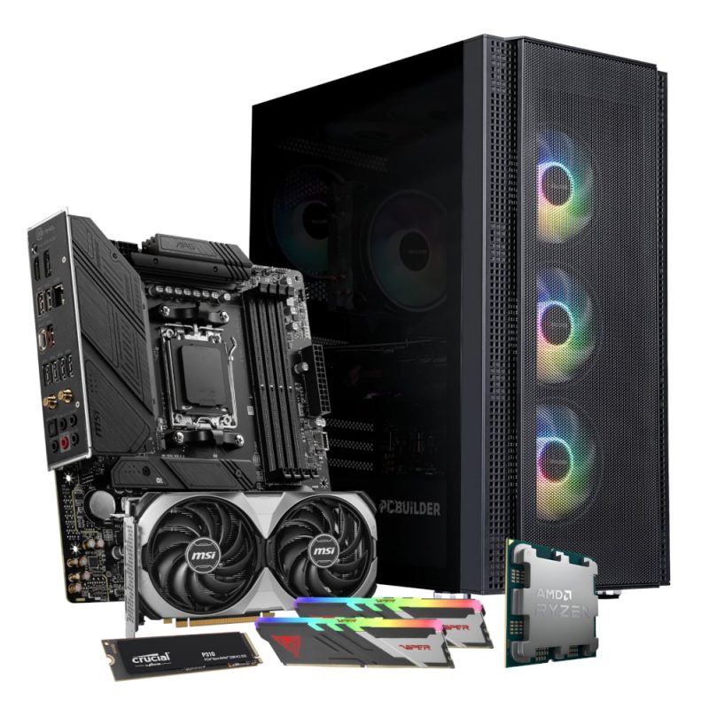 PCBuilder Ryzen 7 7700X TACTICIAN Windows 11 Gaming PC - Image 20