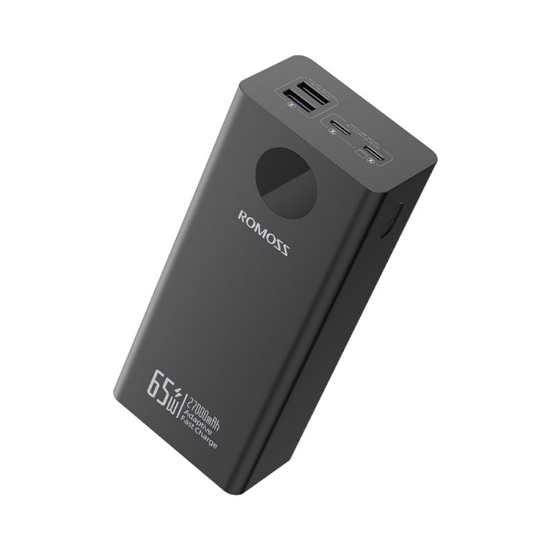 Romoss PEA27S Pro 27000mAh 65W Fast Charge Power Bank - Black - Image 2