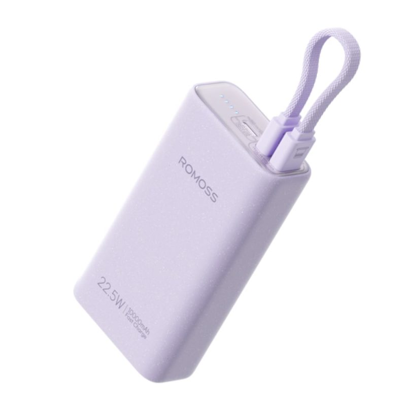 Romoss PHA10 10000mAh 22.5W Fast Charge Power Bank – Purple - Image 2