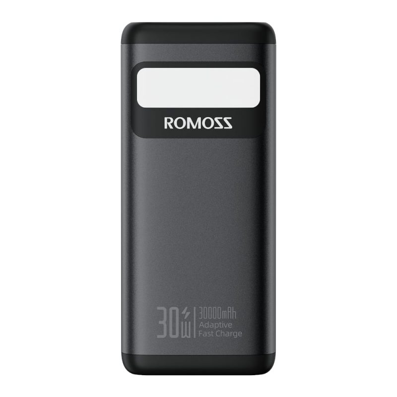 Romoss PMT30 30000mAh 30W Fast Charge Power Bank – Black - Image 2