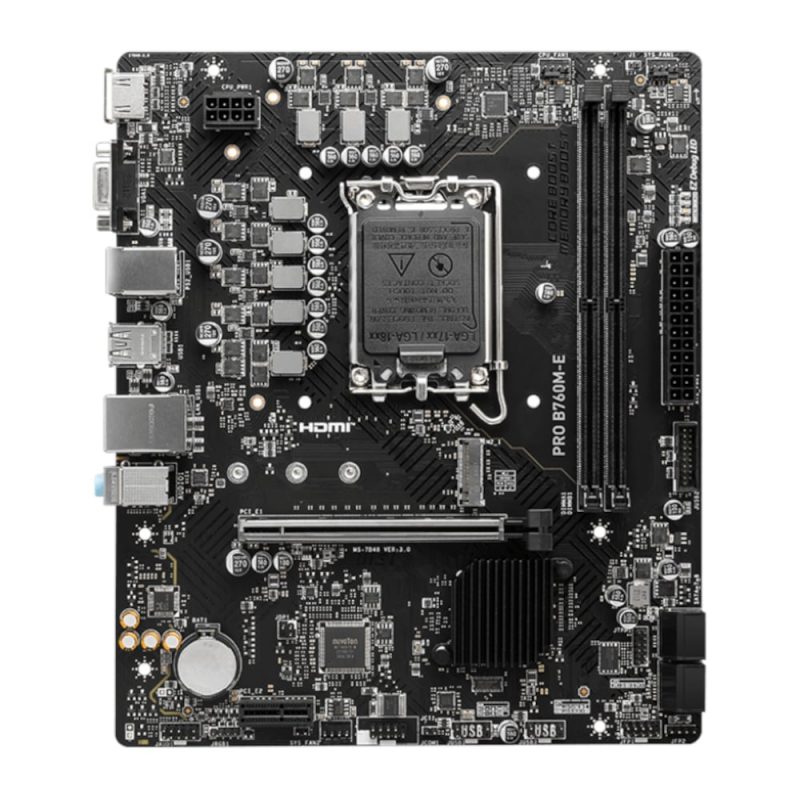 MSI B760M-E PRO DDR5 LGA1700 M-ATX Motherboard - Image 2