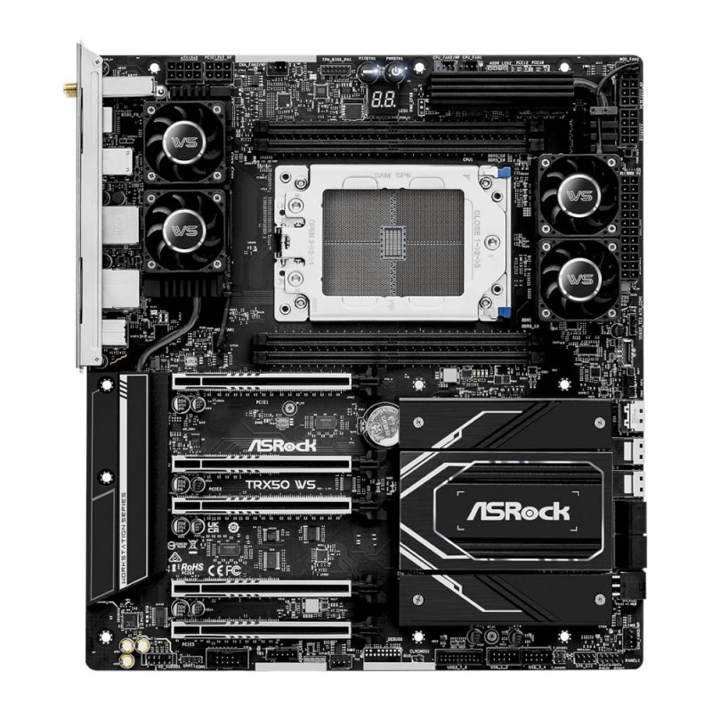 ASRock TRX50 WS AMD TR5 EATX Gaming Motherboard - Image 2