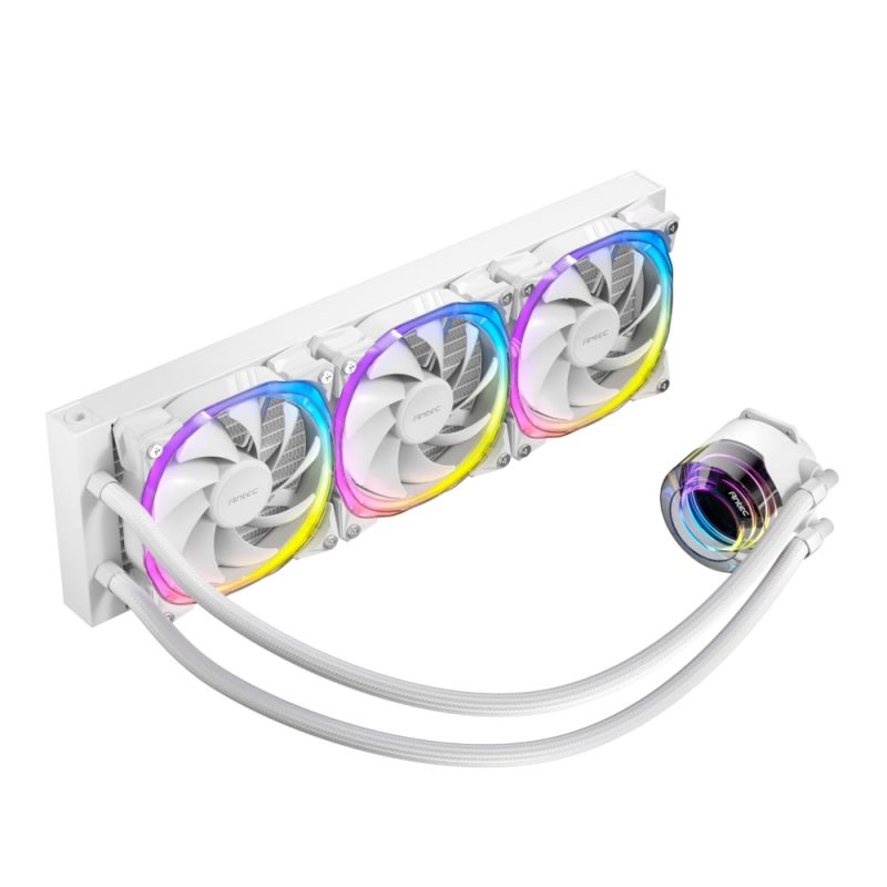 Antec VORTEX 360mm ARGB Liquid CPU Cooler - White - Image 2