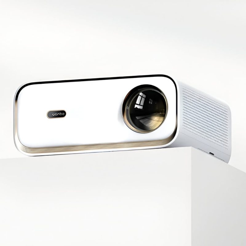 WANBO X5 1080P 1100ANSI Android 9.0 Smart Projector - White - Image 5