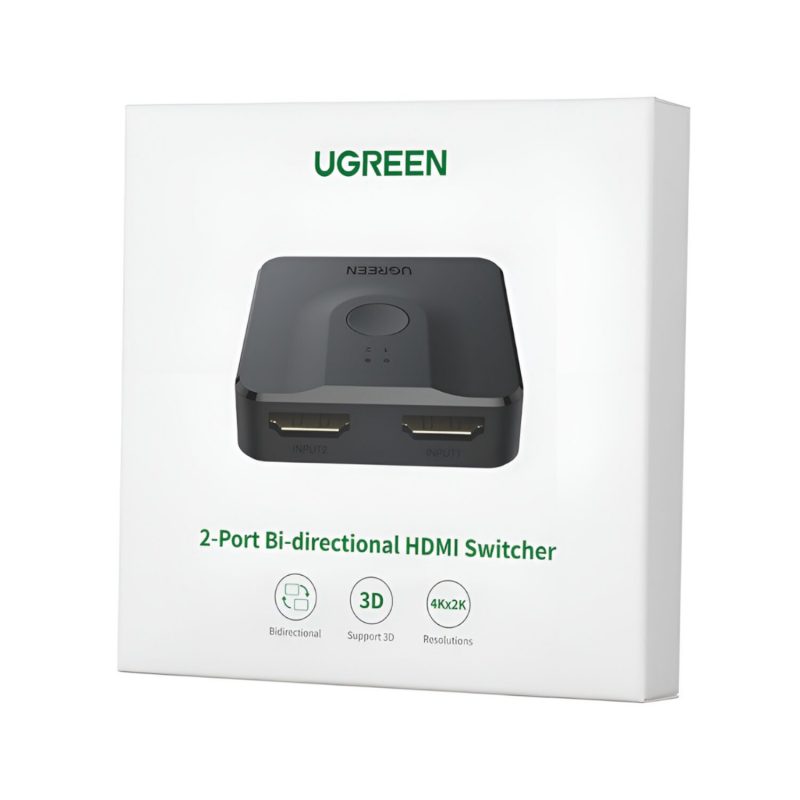 UGREEN CM217-50966 2-in-1 Bi-Directional 4K HDMI Switcher - Black - Image 5